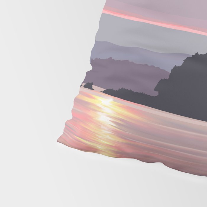 Smooth Sailboat Sunset Pillow Sham Gallery Image 4