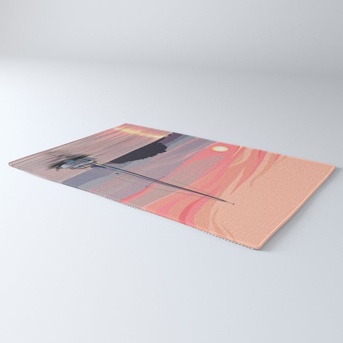 Smooth Sailboat Sunset Rug Gallery Image 3