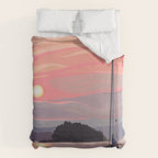 Smooth Sailboat Sunset Duvet Cover Gallery Image 6