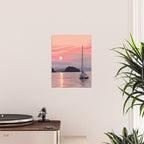 Smooth Sailboat Sunset Poster Gallery Image 2