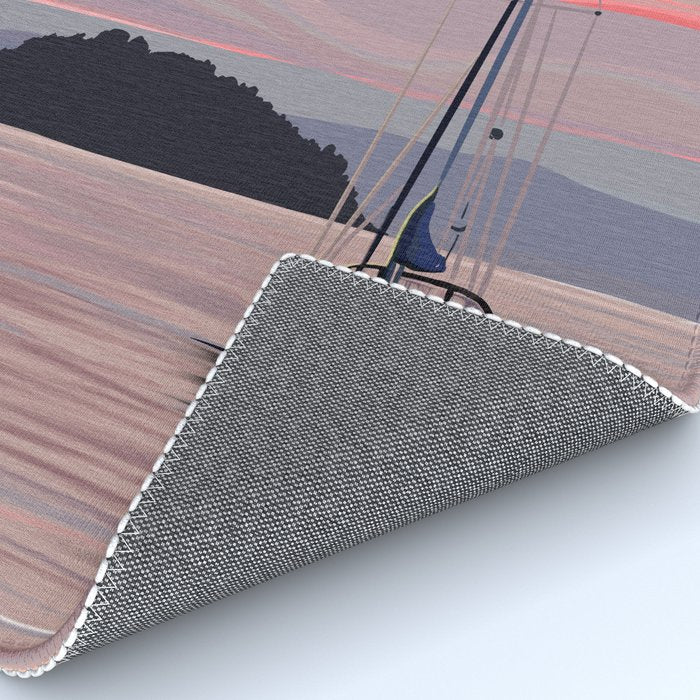 Smooth Sailboat Sunset Rug Gallery Image 4