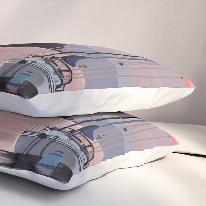 Smooth Sailboat Sunset Pillow Sham Gallery Image 3