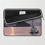 Smooth Sailboat Sunset Laptop Sleeve Gallery Image 2