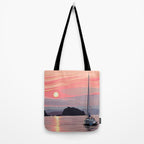 Smooth Sailboat Sunset Tote Bag Gallery Image 2