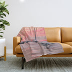 Smooth Sailboat Sunset Throw Blanket Gallery Image 1