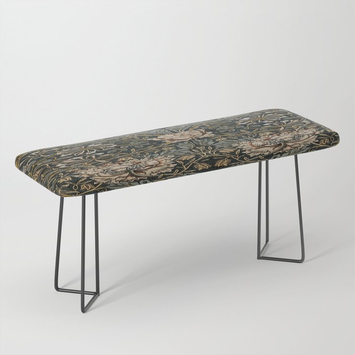 William Morris floral, honeysucklea Bench Gallery Image 1
