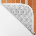 70s Retro Vintage Style Minimal Design 553 Bath Mat Gallery Image 2