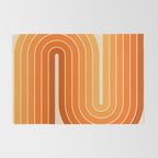 70s Retro Vintage Style Minimal Design 553 Rug Gallery Image 2