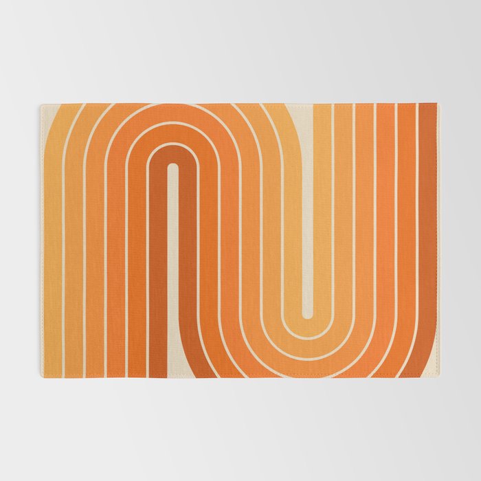70s Retro Vintage Style Minimal Design 553 Rug Gallery Image 2