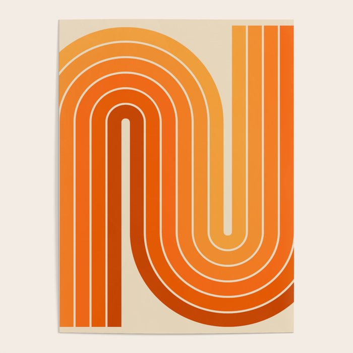70s Retro Vintage Style Minimal Design 553 Poster Gallery Image 4