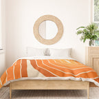 70s Retro Vintage Style Minimal Design 553 Duvet Cover Gallery Image 3