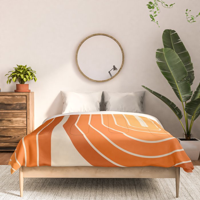 70s Retro Vintage Style Minimal Design 553 Comforter Gallery Image 3