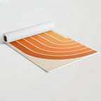 70s Retro Vintage Style Minimal Design 553 Yoga Mat Gallery Image 2