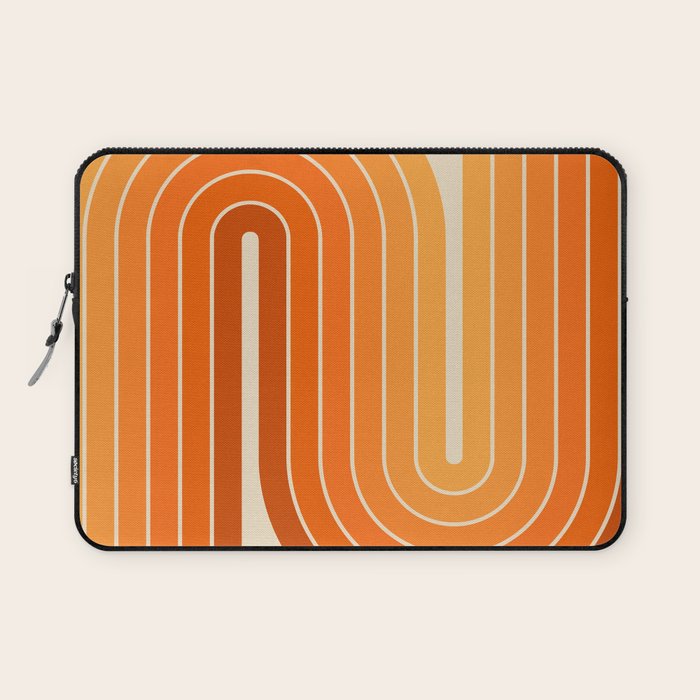 70s Retro Vintage Style Minimal Design 553 Laptop Sleeve Gallery Image 1