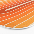 70s Retro Vintage Style Minimal Design 553 Bath Mat Gallery Image 3