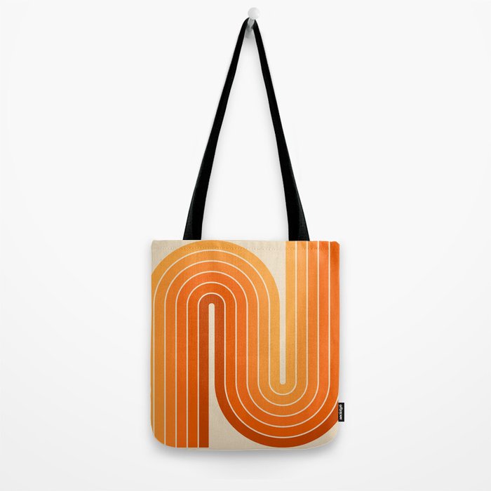 70s Retro Vintage Style Minimal Design 553 Tote Bag Gallery Image 2