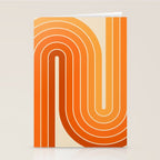 70s Retro Vintage Style Minimal Design 553 Stationery Card Gallery Image 2