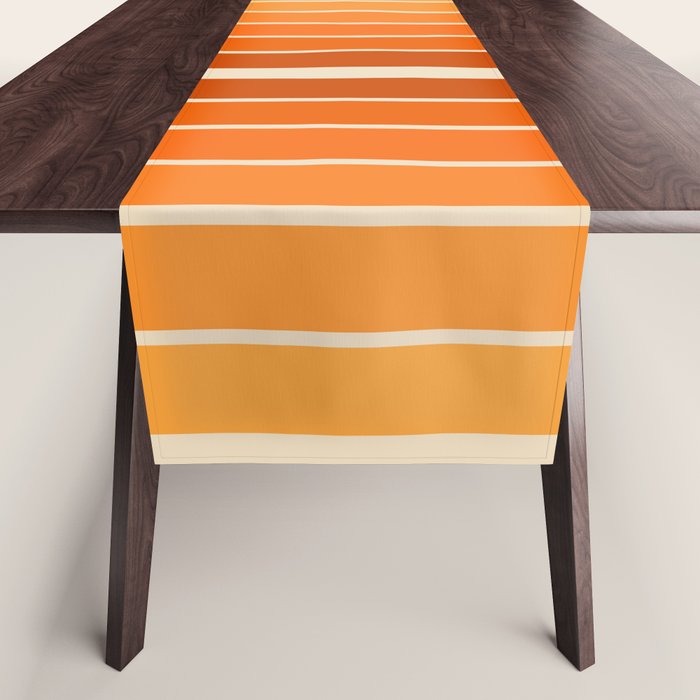 70s Retro Vintage Style Minimal Design 553 Table Runner Gallery Image 1