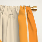 70s Retro Vintage Style Minimal Design 553 Window Curtain Gallery Image 2