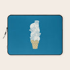 Pug Ice Cream Laptop Sleeve Gallery Image 1