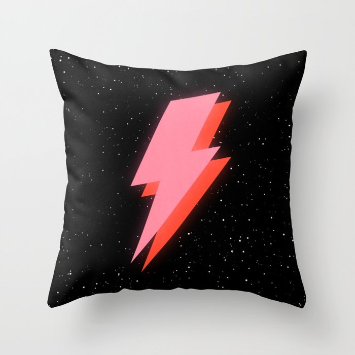 Thunderbolt: Glowing Astro Edition Throw Pillow Gallery Image 6