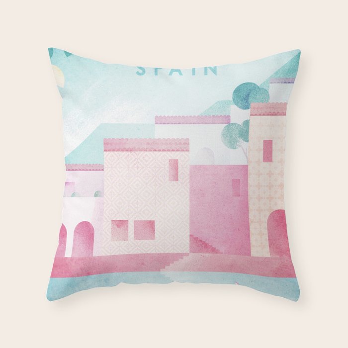 Spain Throw Pillow Gallery Image 6