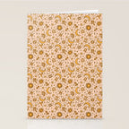 Zodiac Sun and Star Print in Cream Stationery Card Gallery Image 2