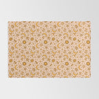 Zodiac Sun and Star Print in Cream Rug Gallery Image 2