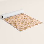 Zodiac Sun and Star Print in Cream Yoga Mat Gallery Image 2