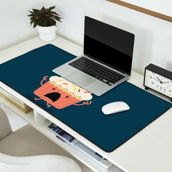 Cupcake on fire Desk Mat Gallery Image 2