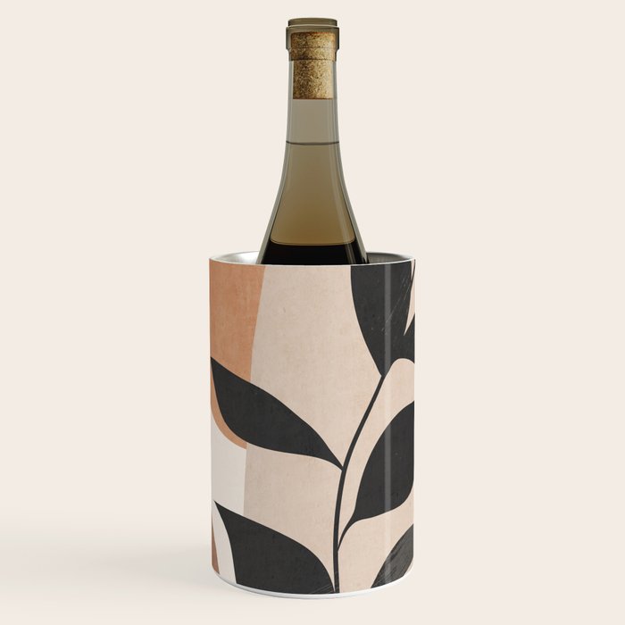 Minimal Abstract Art Plant 4 Wine Chiller Gallery Image 1