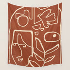 Paleolithic Abstract Art 1 Wall Tapestry Gallery Image 4