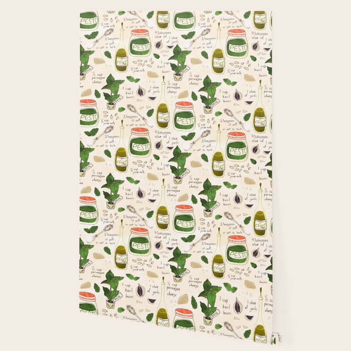 Pesto. Illustrated Recipe. Wallpaper Gallery Image 2