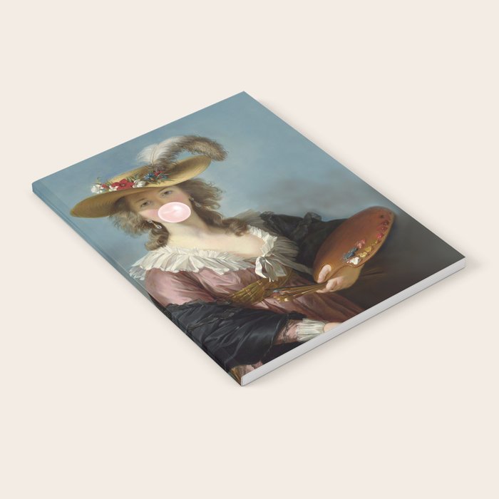 Bubble Gum Diva in a Straw Hat Notebook Gallery Image 1