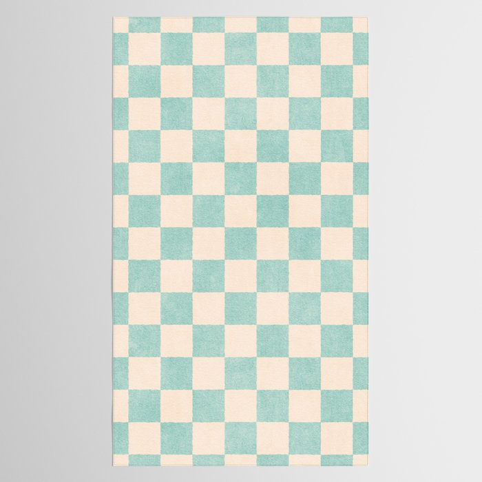CHECKER - 001 - Sea Glass Tablecloth Gallery Image 2