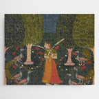 Gauri Ragini, folio from a Ragamala Indian Painted Illustration Jigsaw Puzzle Gallery Image 1