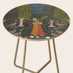 Gauri Ragini, folio from a Ragamala Indian Painted Illustration Side Table Gallery Image 2