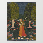 Gauri Ragini, folio from a Ragamala Indian Painted Illustration Poster Gallery Image 4