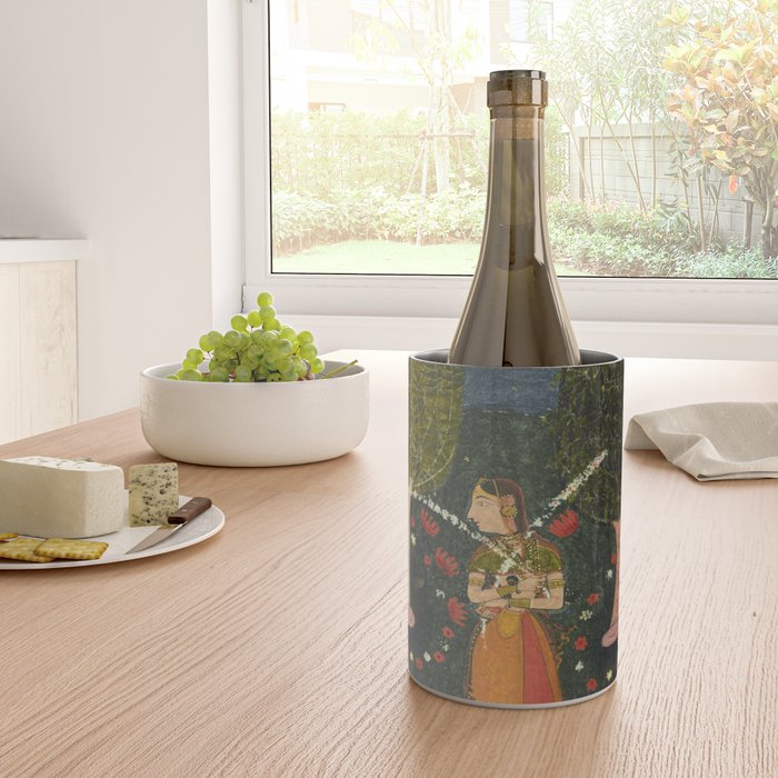 Gauri Ragini, folio from a Ragamala Indian Painted Illustration Wine Chiller Gallery Image 4