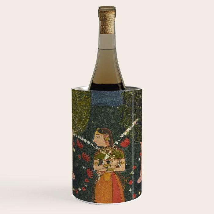 Gauri Ragini, folio from a Ragamala Indian Painted Illustration Wine Chiller Gallery Image 1