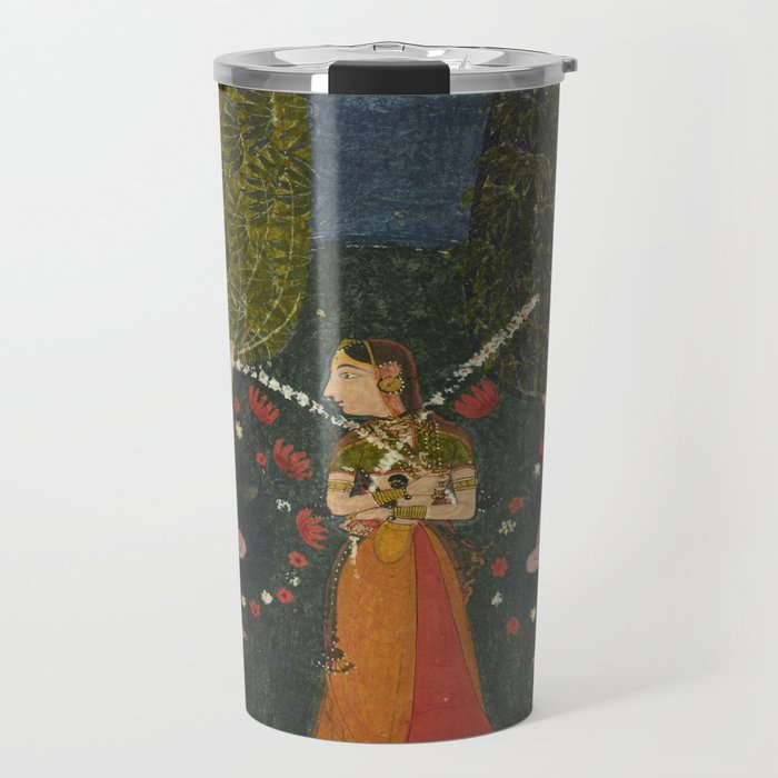 Gauri Ragini, folio from a Ragamala Indian Painted Illustration Travel Mug Gallery Image 1