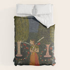 Gauri Ragini, folio from a Ragamala Indian Painted Illustration Comforter Gallery Image 6