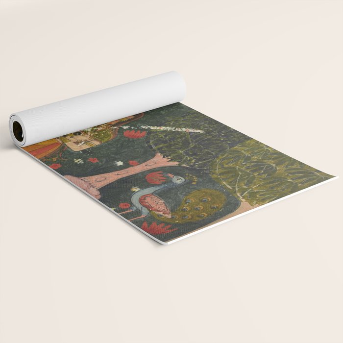 Gauri Ragini, folio from a Ragamala Indian Painted Illustration Yoga Mat Gallery Image 2