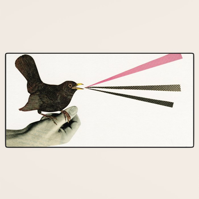 Bird in the Hand Desk Mat Gallery Image 3