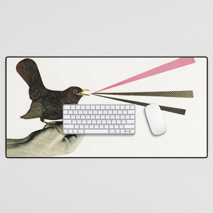 Bird in the Hand Desk Mat Gallery Image 1