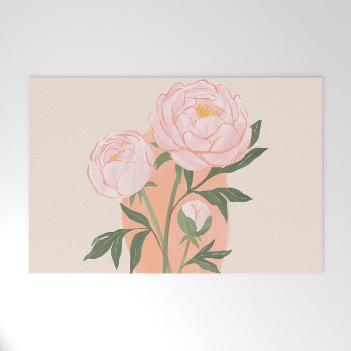 Peony Welcome Mat Gallery Image 1