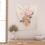 Peony Wall Tapestry Gallery Image 2
