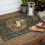 The Unicorn in Captivity Outdoor Rug Gallery Image 2