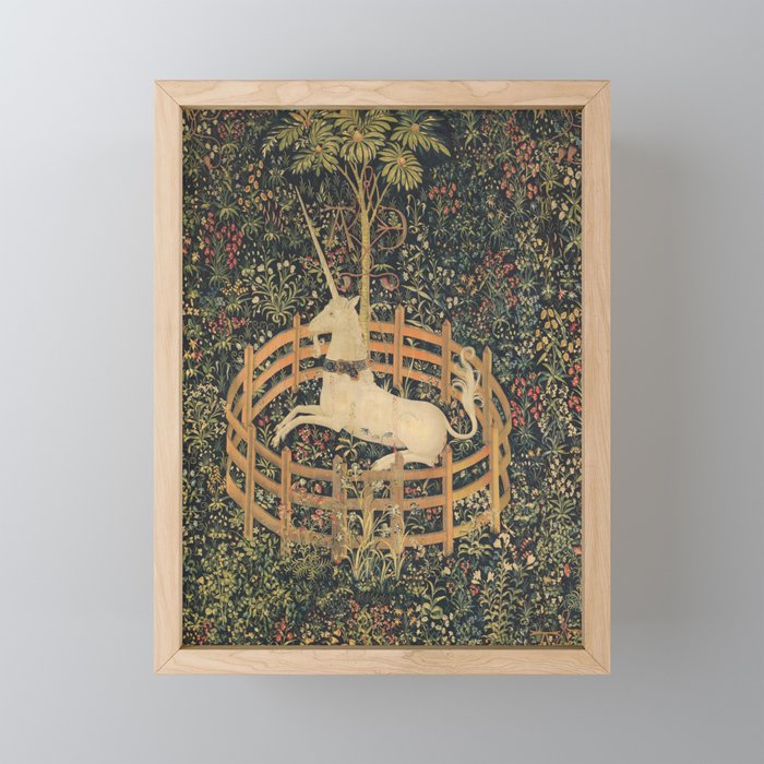 The Unicorn in Captivity Mini Art Print Gallery Image 1