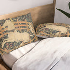 The Unicorn in Captivity Pillow Sham Gallery Image 2